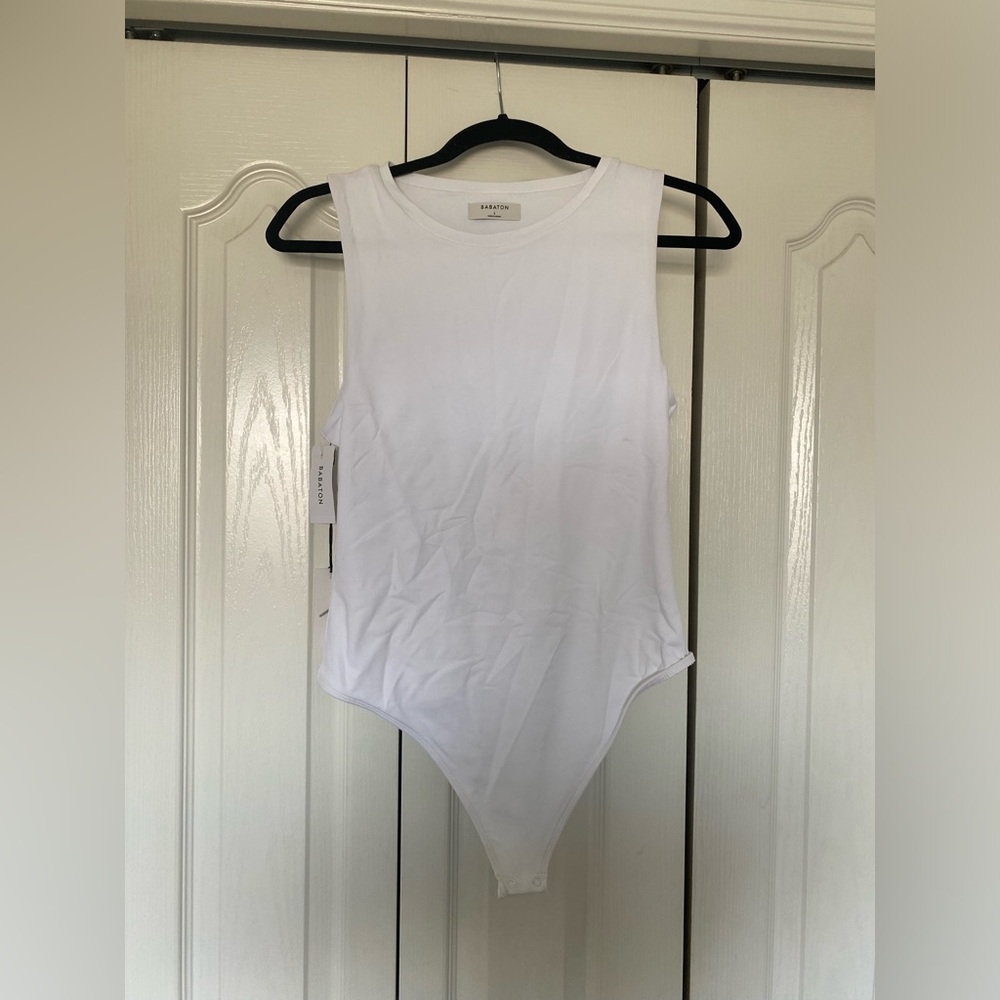 Aritiza white bodysuit (high neck) - size L